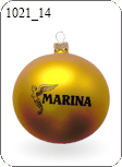 bombka z logo Przystaс marina
